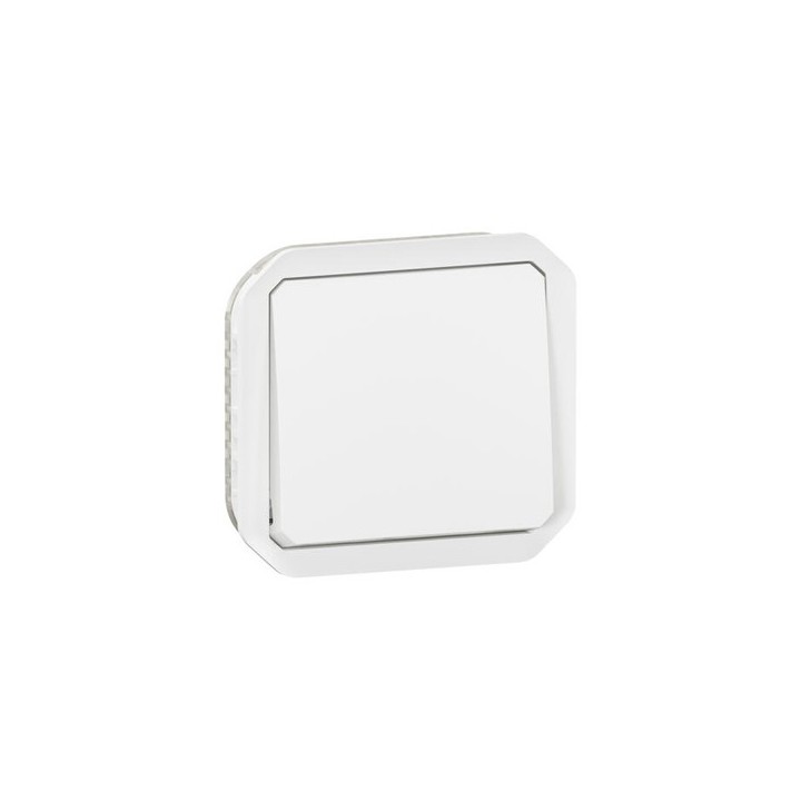 Legrand - Interrupteur ou va-et-vient étanche Plexo 10AX 250V IP55 IK08 composable blanc - Réf : 069611L