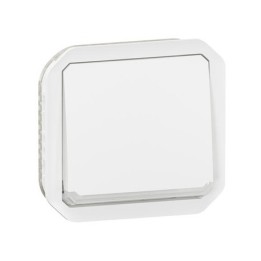 Legrand - Interrupteur ou va-et-vient lumineux avec voyant étanche Plexo 10AX 250V IP55 composable blanc - Réf : 069613L