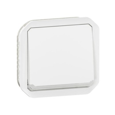 Legrand - Interrupteur ou va-et-vient lumineux avec voyant étanche Plexo 10AX 250V IP55 composable blanc - Réf : 069613L