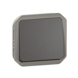 Legrand - Poussoir NO étanche Plexo 10A IP55 composable anthracite - Réf : 069810L