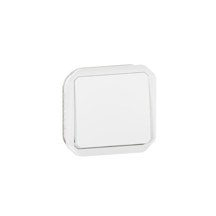 Legrand - Poussoir NO étanche Plexo 10A IP55 composable blanc - Réf : 069630L