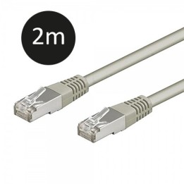 Krisane - Cordon RJ45 blindé - S/FTP CAT6A - 2m - gris - réf : KRI6A-200G