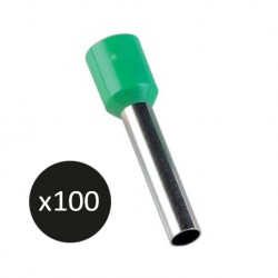 Krisane - Embout de câblage pré-isolé - Sachet de 100 unités - Vert - 6mm² - Réf : KRIEC060V