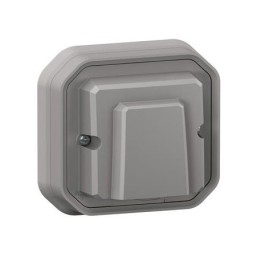 Legrand - Sortie de câble étanche avec serre câbles à˜5mm à  13mm Plexo 16A 250V IP55 complet encastré - gris - Réf : 069848L
