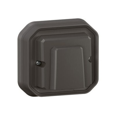 Legrand - Sortie de câble étanche avec serre câbles à˜5-13mm Plexo 16A 250V IP55 complet encastré - anthracite - Réf : 069878L