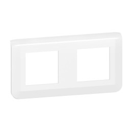 Legrand - Plaque de finition horizontale Mosaic pour 2x2 modules blanc - EU - Réf : 277804L