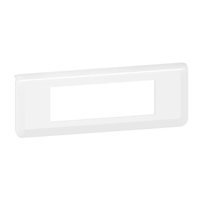Legrand - Plaque de finition horizontale Mosaic pour 6 modules blanc - EU - Réf : 277816L