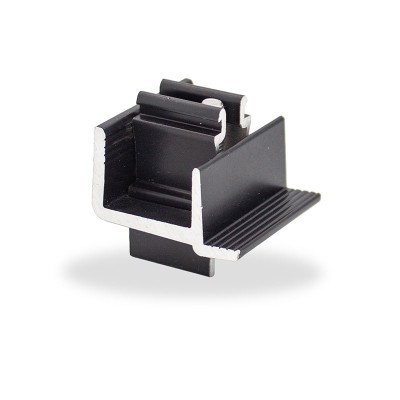 IZIPV - Etrier extérieur Noir  30 à 40mm - Réf : 380068