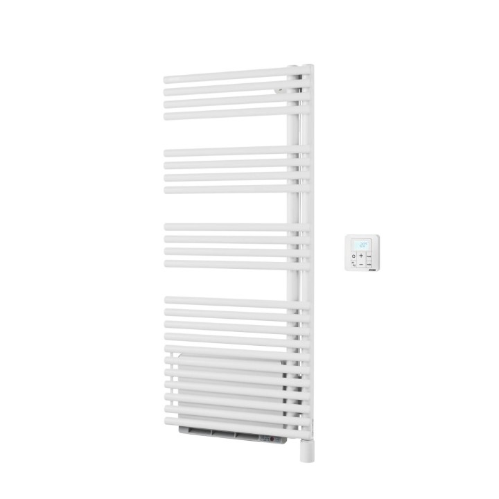 Acova - Sèche-serviettes électrique pivotant asymétrique à droite Cala Twist- 500W - Réf : TLNRT-112-050IFS