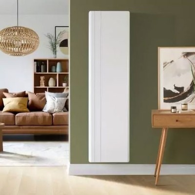 Intuis - Radiateur fonte active - Chamane - Blanc - 1000W - Vertical - Réf : M119213