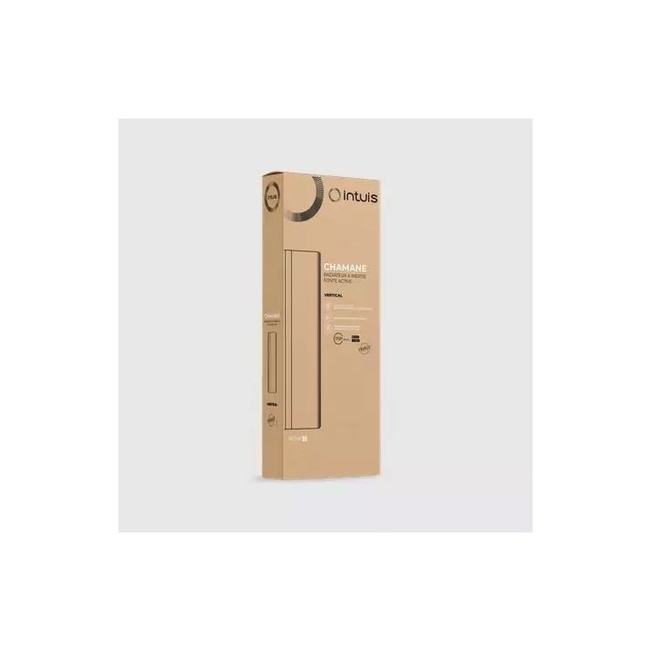 Intuis - Radiateur fonte active - Chamane - Blanc - 1500W - Vertical - Réf : M119215