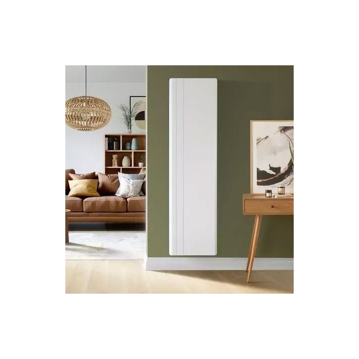 Intuis - Radiateur fonte active - Chamane - Blanc - 2000W - Vertical - Réf : M119217