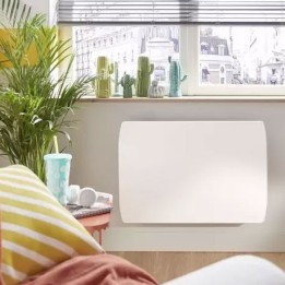 Intuis - Radiateur chaleur douce - Oslo 2 - Blanc - 750W - Horizontal - Réf : M163112