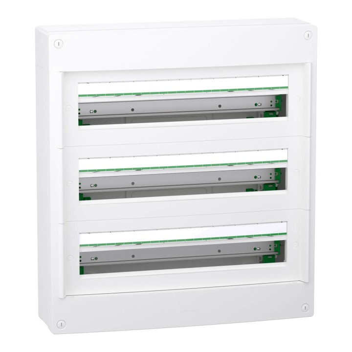 Schneider PrismaSeT XS - Coffret plastique saillie 3 rangées 24 modules - sans porte - Réf : LVSXT324