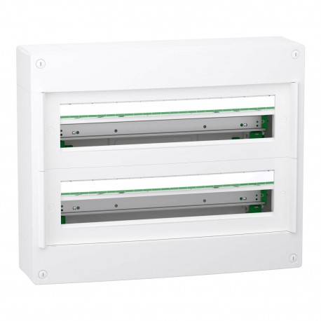 Schneider PrismaSeT XS - Coffret plastique saillie 2 rangées 24 modules - sans porte - Réf : LVSXT224