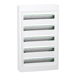 Schneider PrismaSeT XS - Coffret plastique saillie 5 rangées 24 modules - sans porte - Réf : LVSXT524