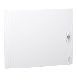 Schneider PrismaSeT XS - Porte pleine RAL9003 pour coffret saillie 2 rangées 24 modules - Réf : LVSXDP224