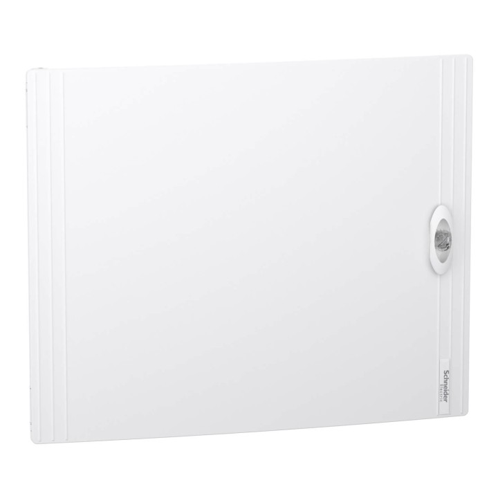 Schneider PrismaSeT XS - Porte pleine RAL9003 pour coffret saillie 2 rangées 24 modules - Réf : LVSXDP224