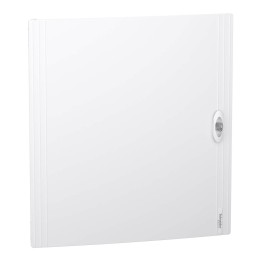 Schneider PrismaSeT XS - Porte pleine RAL9003 pour coffret saillie 3 rangées 24 modules - Réf : LVSXDP324