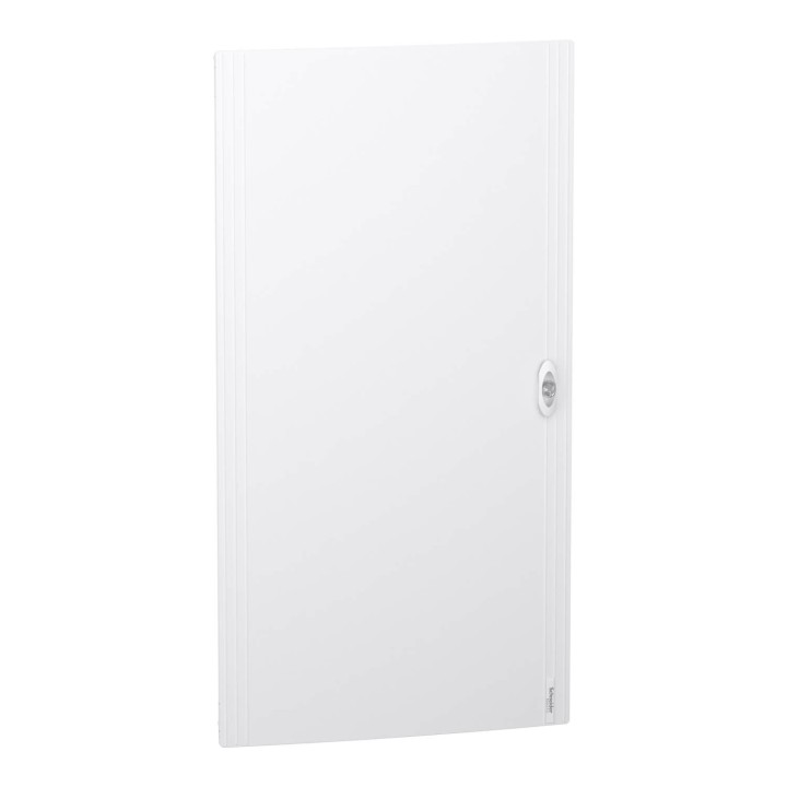 Schneider PrismaSeT XS - Porte pleine RAL9003 pour coffret saillie 6 rangées 24 modules - Réf : LVSXDP624