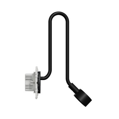 Schneider Odace - liseuse - avec prise USB-A - 2,1A - anthracite - Réf : S540002