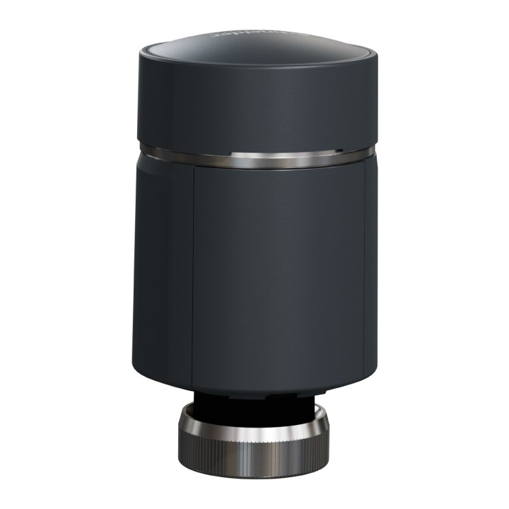 Schneider - Wiser - Tête de vanne thermostatique connectée liaison zigbee - anthracite - Réf : CCTFR6101