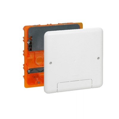 Legrand - Boîtier Batibox multimédia 1x5 modules maximum 142x142mm - Rèf : 080193