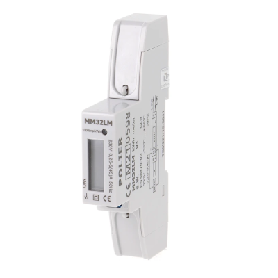 POLIER - Compteur d'énergie monophasé 45A - Réf : MM32LM
