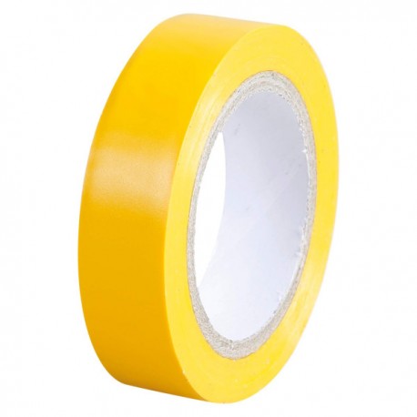 Eur'Ohm - Ruban isolant jaune 15 mm x 10 m - Réf : 72009