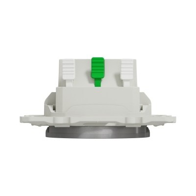 Schneider Odace - Prise de courant 2P+T - Alu - Réf : S530059