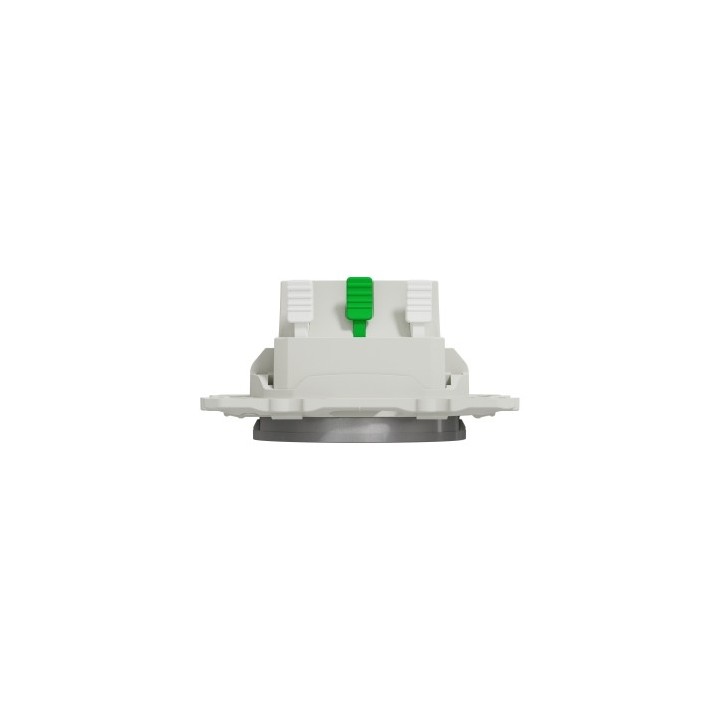Schneider Odace - Prise de courant 2P+T - Alu - Réf : S530059