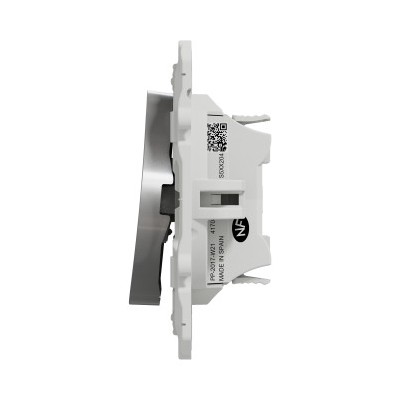 Schneider Odace - Interrupteur Va et Vient - Alu - Réf : S530204