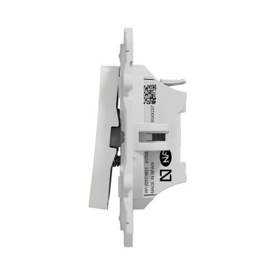 Schneider Odace - Bouton Poussoir avec fonction Stop pour Volets-Roulants - Blanc - Réf : S520227