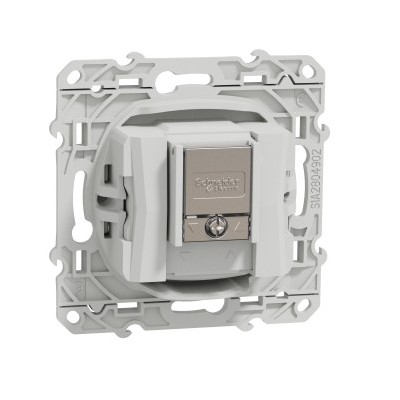 Schneider Odace - Prise TV / FM - Blanc - Réf : S520451