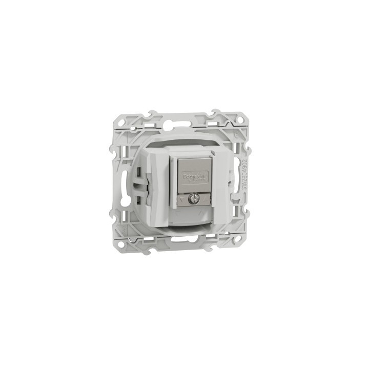 Schneider Odace - Prise TV /FM / SAT - Blanc - Réf : S520461