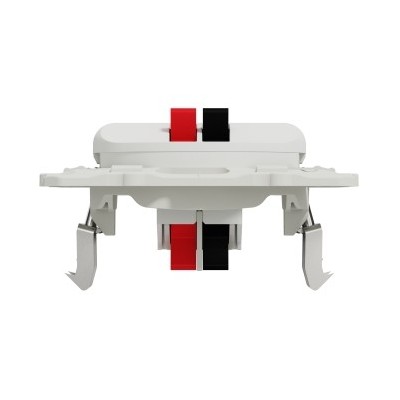 Schneider Odace - Prise Haut-Parleurs - Blanc - Réf : S520487