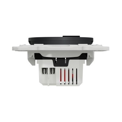 Schneider Odace - Chargeur Double USB type A+C - 2,4A - Anthracite - Réf : S540401