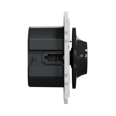 Schneider Odace - Variateur de lumière universel 2 ou 3 fils 3W 100W - Anthracite - Réf : S540519