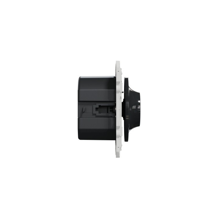 Schneider Odace - Variateur de lumière universel 2 ou 3 fils 3W 100W - Anthracite - Réf : S540519