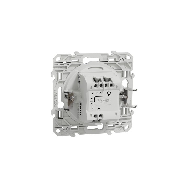 Schneider - Odace - inter - cobalt - 3 boutons montée/descente/stop pour volets-roulants - Réf : S550208