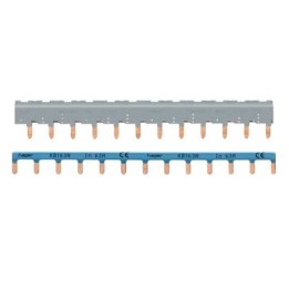 Hager -  Barres de pontage 3P+N 63A languette 12 modules - Réf : KBN863A