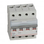 Legrand - Interrupteur-sectionneur DX³-IS 4P 400V~ - 100A - 4 modules - Réf : 406489