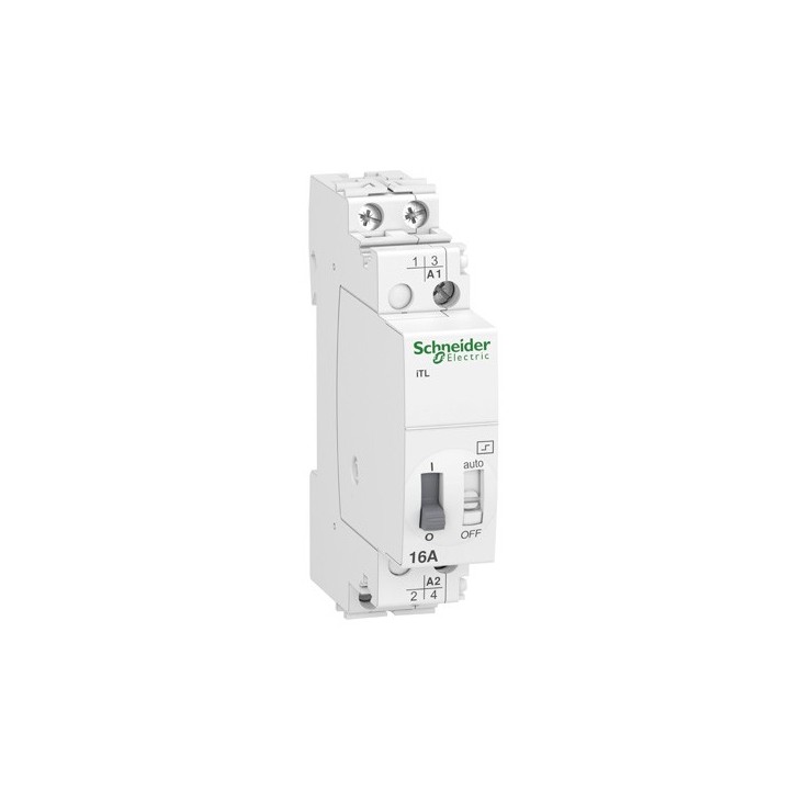 Schneider - Acti9 - iTL télérupteur 16A 2NO 230...240VCA 110VCC 50-60Hz - Réf : A9C30812