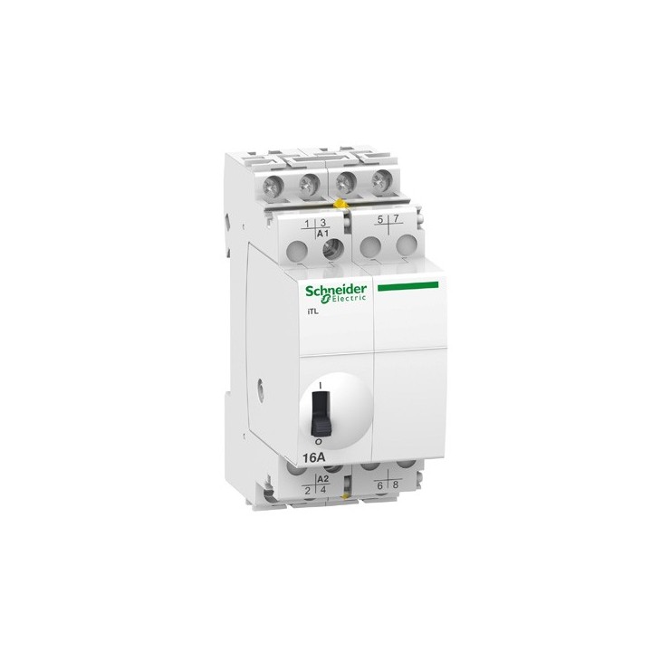 Schneider -Acti9 - iTL télérupteur 16A 4NO 230...240VCA 110VCC 50-60Hz - Réf : A9C30814