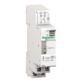 Schneider - Acti9 MIN - minuterie réglable de 1..7 minutes - Réf : 15363