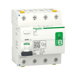 Schneider - Acti9 iID - interrupteur différentiel - 4P - 40A - 30mA - type B - SI - 400V - Réf : A9Z61440