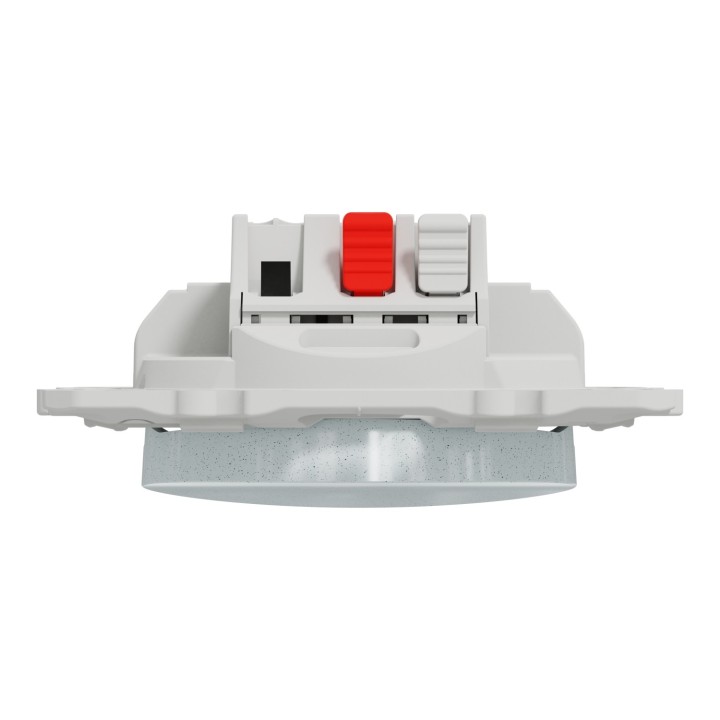 Schneider - Odace - inter lumineux - blanc Recyclé 10A à vis LED orange 1,5mA local/temoin - Réf : S510263