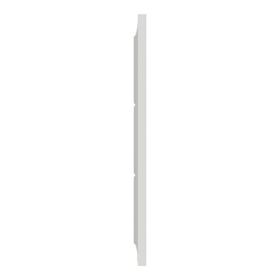 Schneider - Odace Styl - plaque - blanc - 3 postes verticaux entraxe 57mm - Réf : S520716