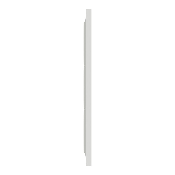 Schneider - Odace Styl - plaque - blanc - 3 postes verticaux entraxe 57mm - Réf : S520716