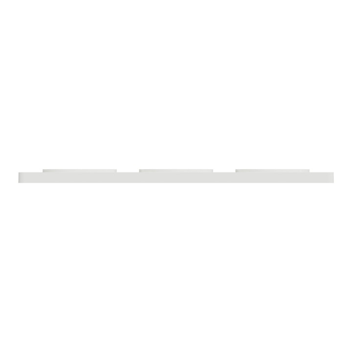 Schneider - Odace Touch - plaque - blanc 3 postes horiz. ou vert. entraxe 71mm - Réf : S520806